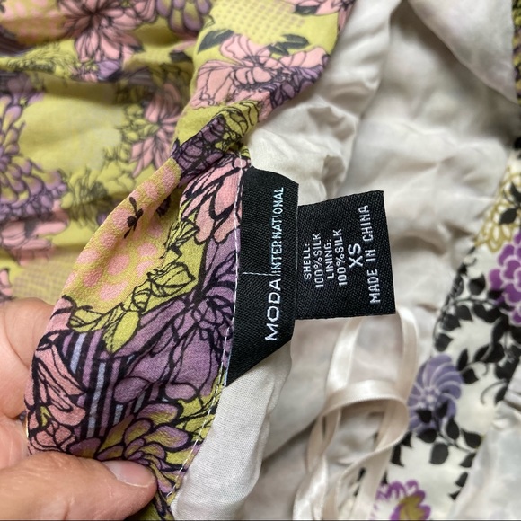 MODA INTERNATIONAL Y2K Silk Halter Maxi Dress XS - Picture 2 of 6